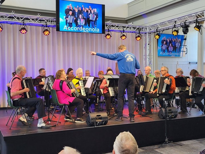 Accordeonola in de Nieuwe Kerk op de Dag van de Muziek